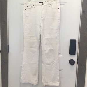 A New Approach Off white Boot Cut stretchy Jeans